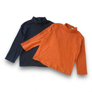 Zara | Bundle of Two Toddler Turtlenecks (3-4 yrs) 🧡🖤